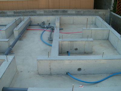 2-9床下配管状況